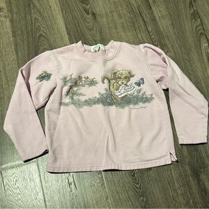 VTG Vintage Northern Getaway Girls Sweatshirt M 7/8